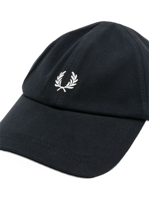 Cappello uomo Fred Perry navy e bianco con logo centrale FRED PERRY | HW2295267
